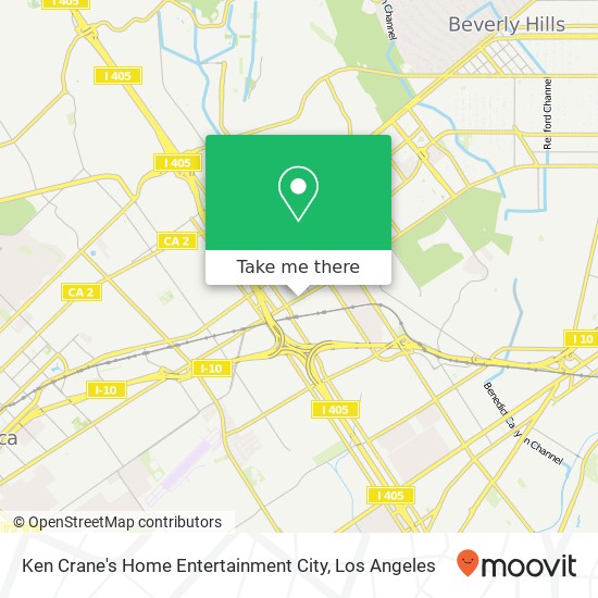 Ken Crane's Home Entertainment City map