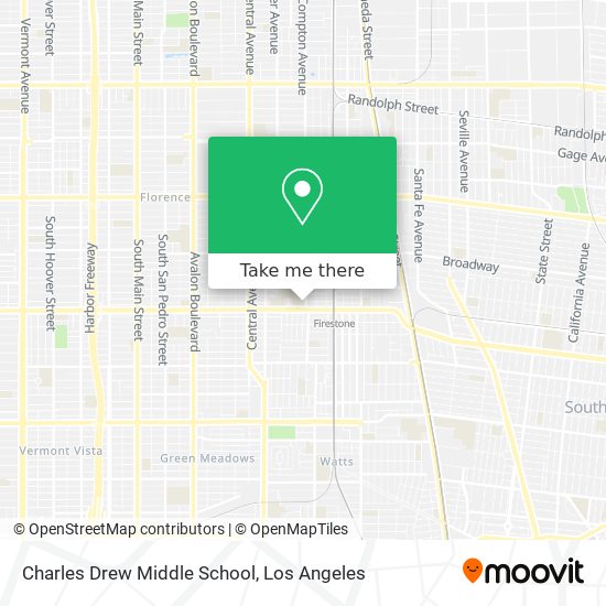 Mapa de Charles Drew Middle School