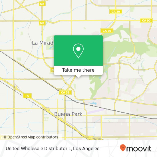 United Wholesale Distributor L map