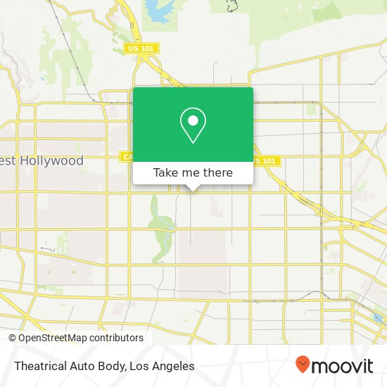 Theatrical Auto Body map