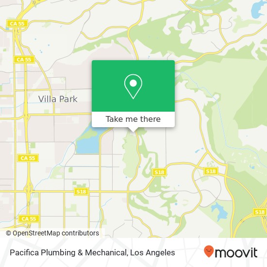Pacifica Plumbing & Mechanical map