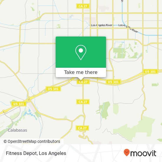 Mapa de Fitness Depot