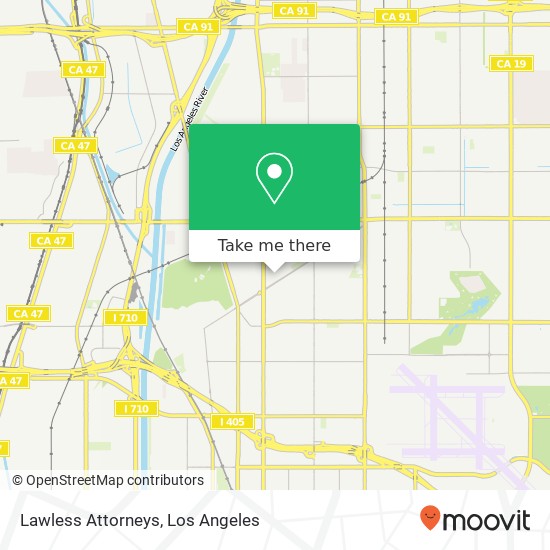 Lawless Attorneys map