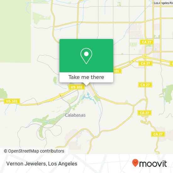 Vernon Jewelers map