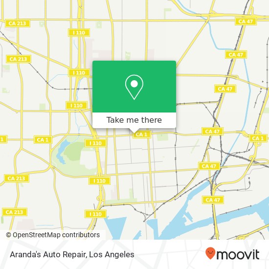 Mapa de Aranda's Auto Repair