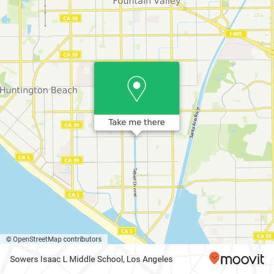 Sowers Isaac L Middle School map