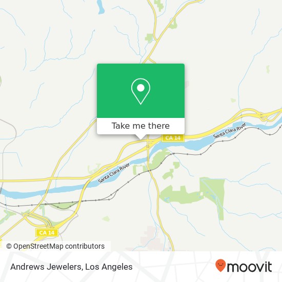 Andrews Jewelers map