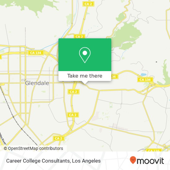 Career College Consultants map