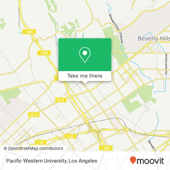 Pacific Western University map