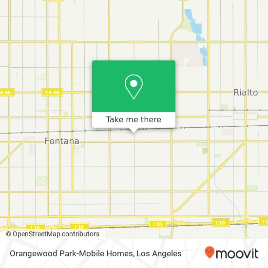 Orangewood Park-Mobile Homes map