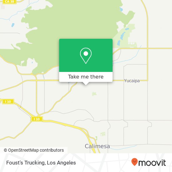 Mapa de Foust's Trucking