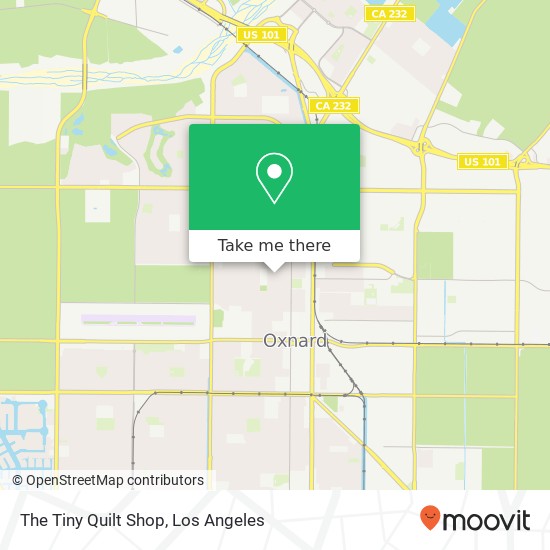 Mapa de The Tiny Quilt Shop