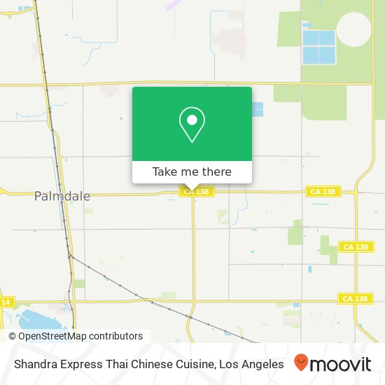 Mapa de Shandra Express Thai Chinese Cuisine