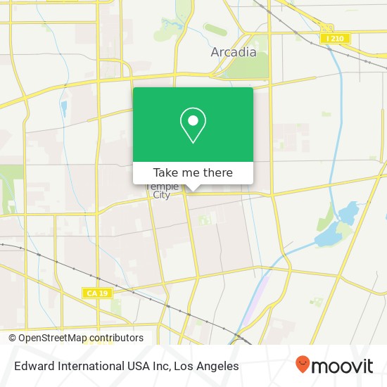 Mapa de Edward International USA Inc