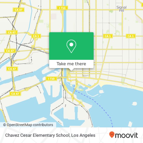 Chavez Cesar Elementary School map