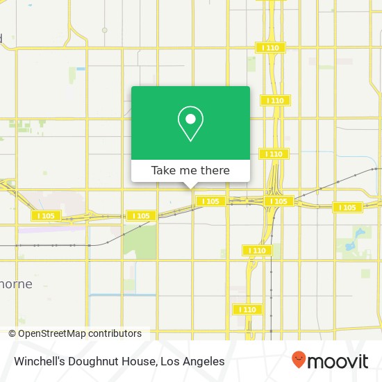 Winchell's Doughnut House map