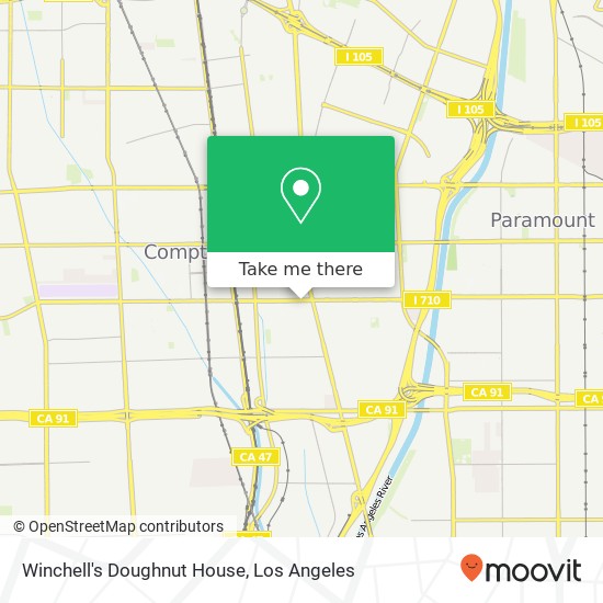 Mapa de Winchell's Doughnut House