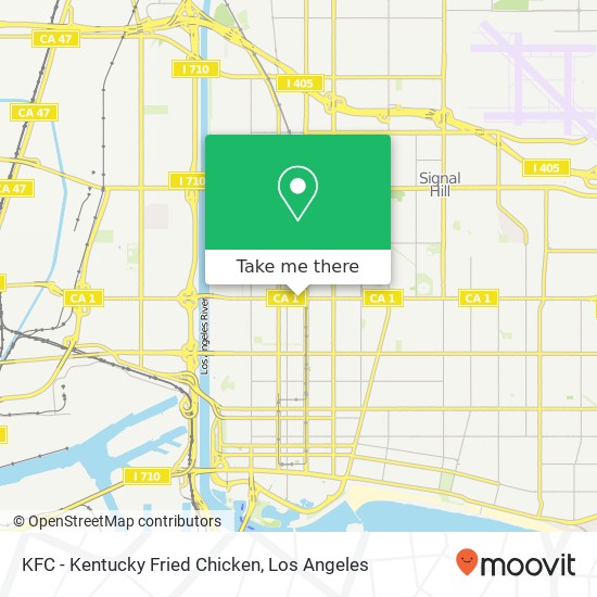 KFC - Kentucky Fried Chicken map