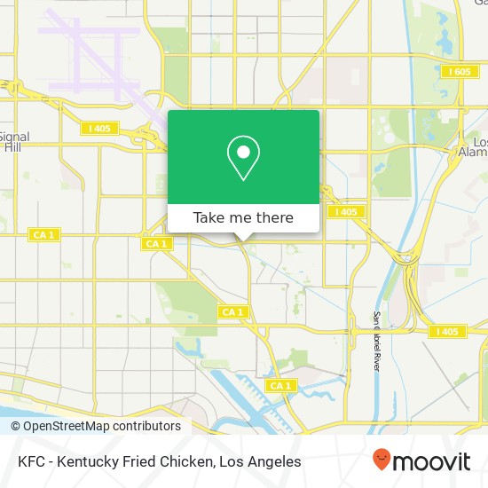 KFC - Kentucky Fried Chicken map