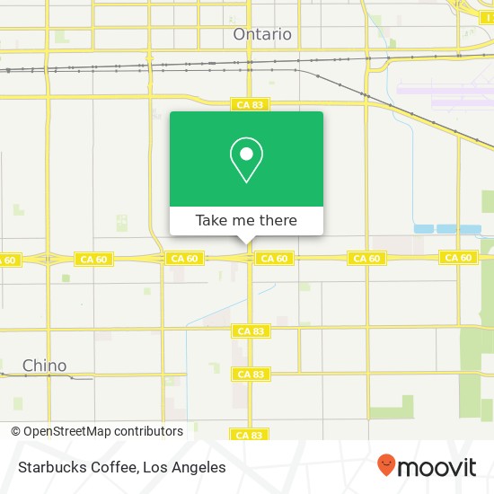 Starbucks Coffee map