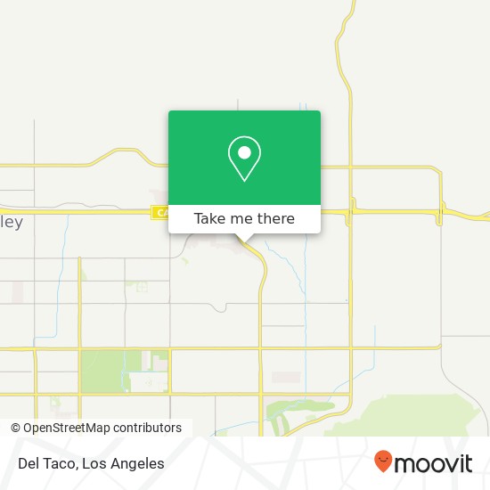 Del Taco map