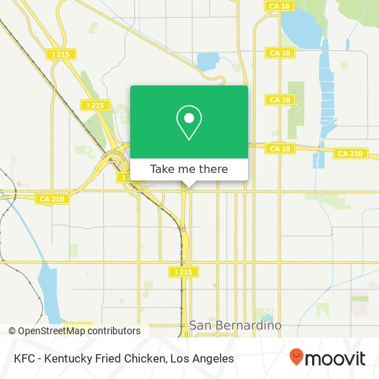 Mapa de KFC - Kentucky Fried Chicken