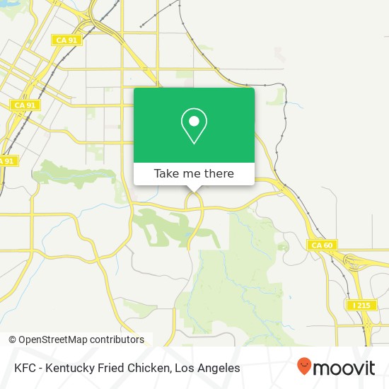 KFC - Kentucky Fried Chicken map