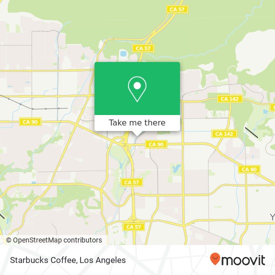 Mapa de Starbucks Coffee