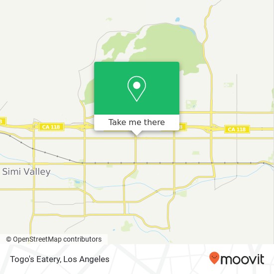 Togo's Eatery map