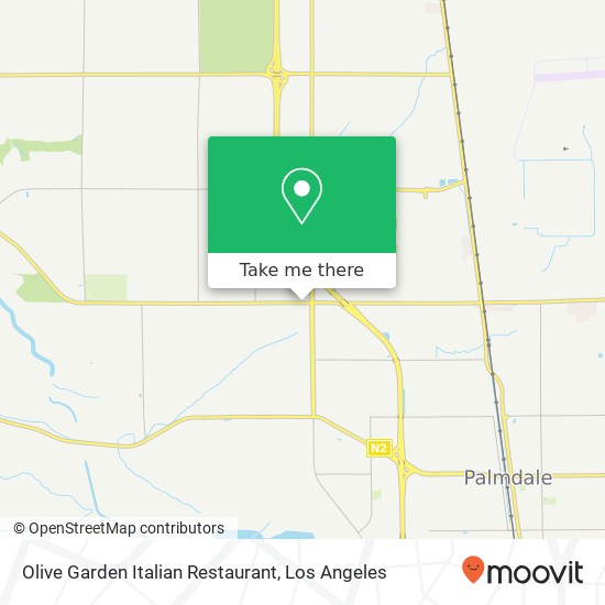 Mapa de Olive Garden Italian Restaurant