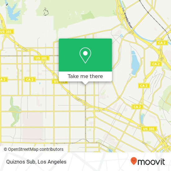 Quiznos Sub map