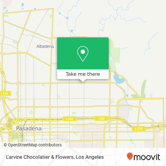 L'arvine Chocolatier & Flowers map