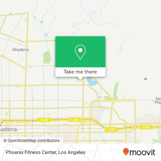 Phoenix Fitness Center map