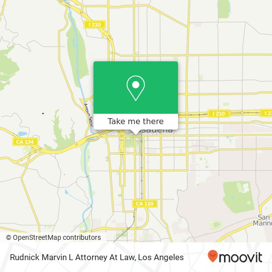 Rudnick Marvin L Attorney At Law map