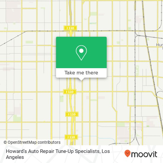 Mapa de Howard's Auto Repair Tune-Up Specialists