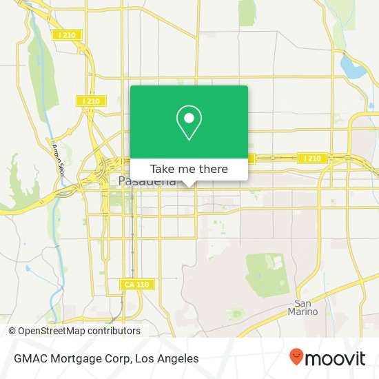 Mapa de GMAC Mortgage Corp