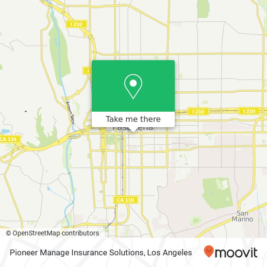 Mapa de Pioneer Manage Insurance Solutions