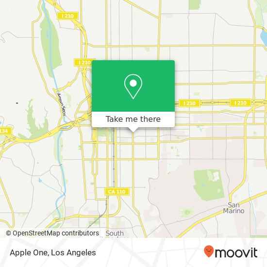 Apple One map