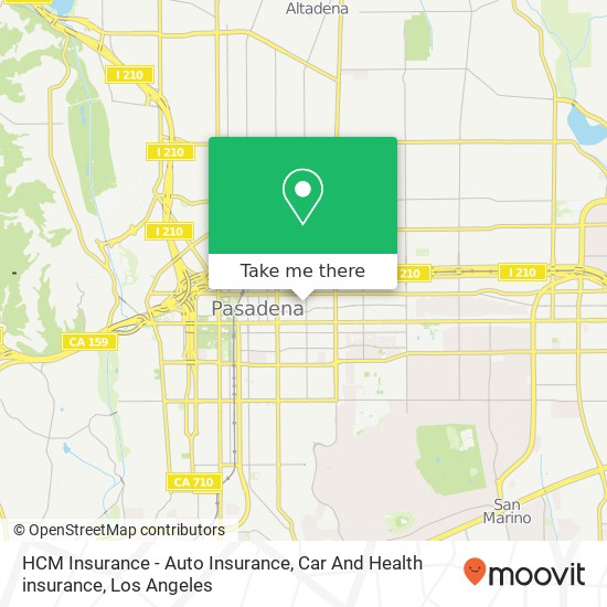 HCM Insurance - Auto Insurance, Car And Health insurance map