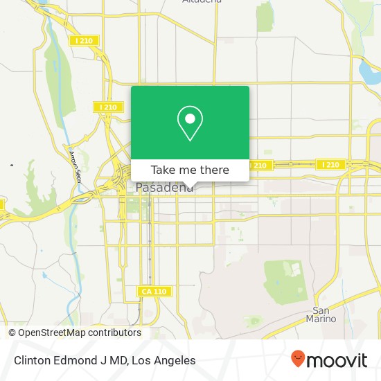 Mapa de Clinton Edmond J MD