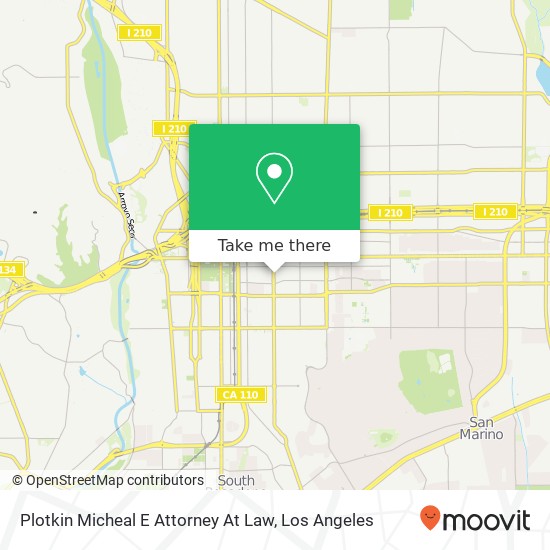 Plotkin Micheal E Attorney At Law map