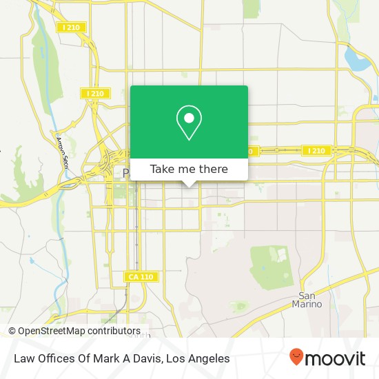 Mapa de Law Offices Of Mark A Davis