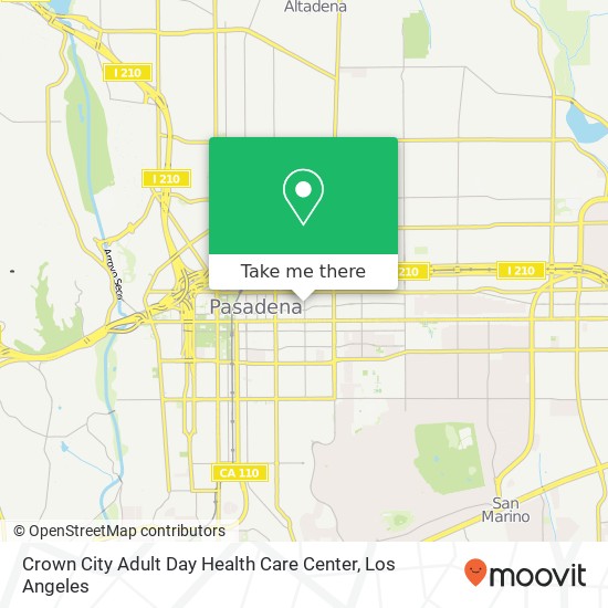 Crown City Adult Day Health Care Center map