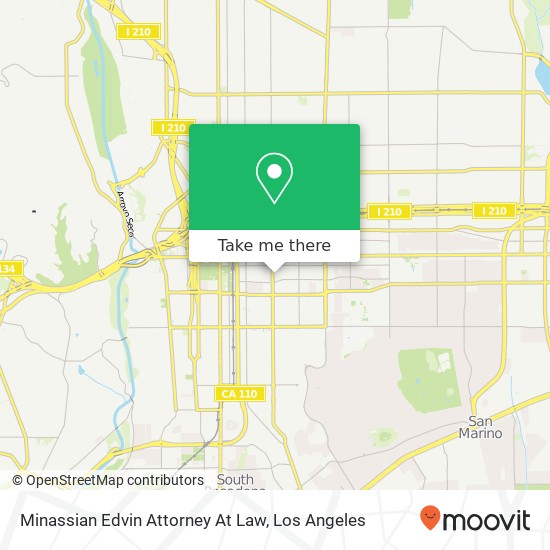 Minassian Edvin Attorney At Law map