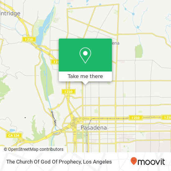 Mapa de The Church Of God Of Prophecy