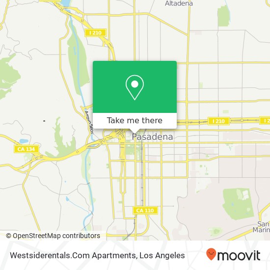 Westsiderentals.Com Apartments map