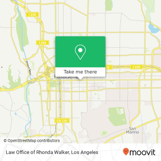 Law Office of Rhonda Walker map