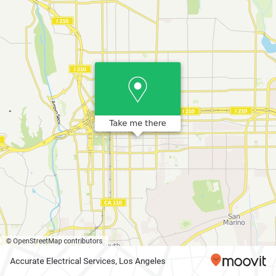 Accurate Electrical Services map