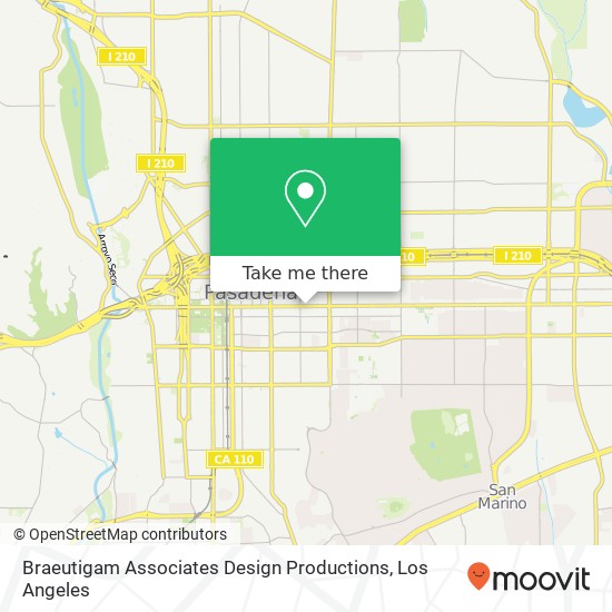 Mapa de Braeutigam Associates Design Productions