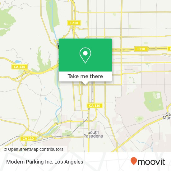 Modern Parking Inc map